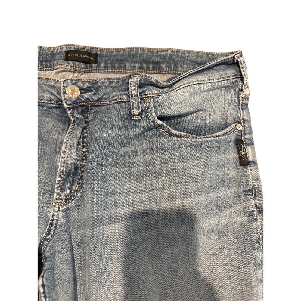 Silver Jeans Western Glove Works Boyfriend Jeans Women's 18/L29 - Picture 3 of 6